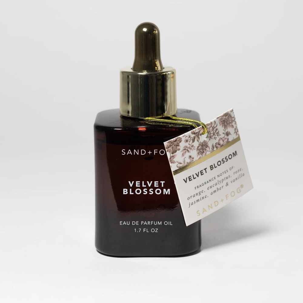 Sand + Fog Velvet Blossom Perfume Oil Dropper- floral musk, refined, retired